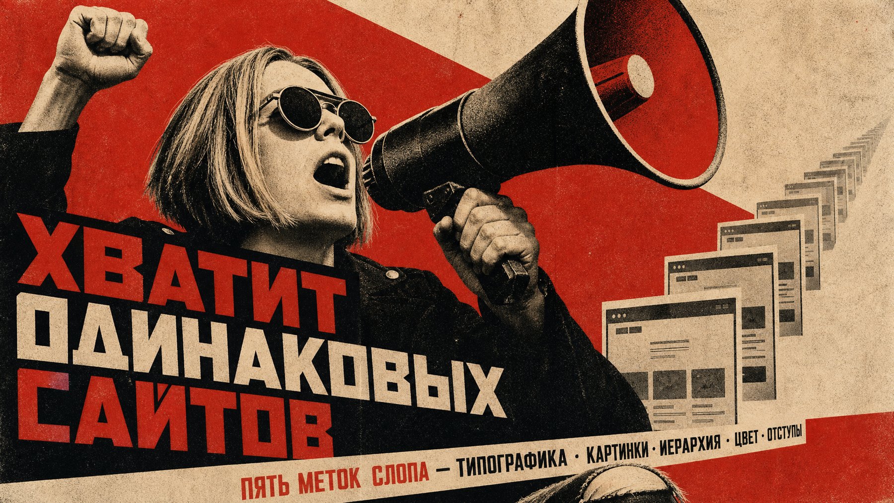 Хватит одинаковых сайтов